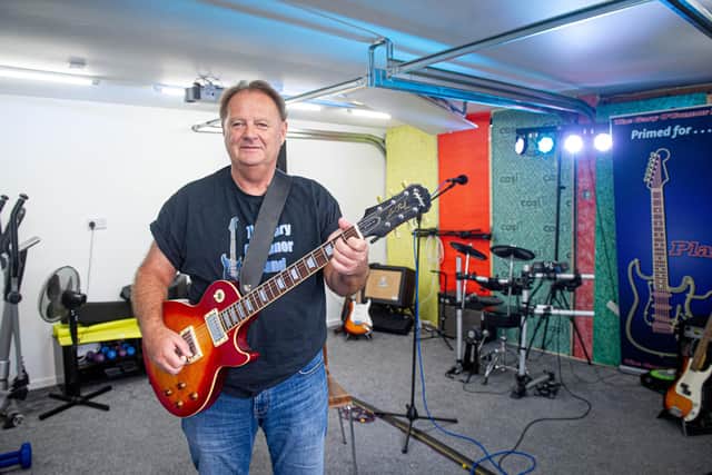 Gary O'Connor at his home music studio on Hayling Island.
Picture: Habibur Rahman