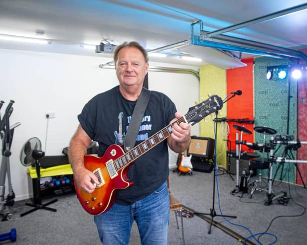 Gary O'Connor at his home music studio on Hayling Island.

Picture: Habibur Rahman