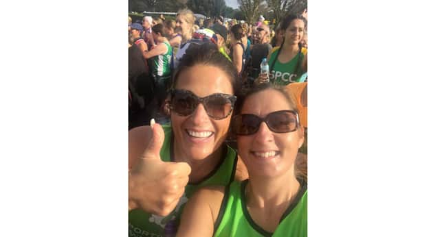 Running partners, Lucy Chambers and Sarah McGuire
Picture: Courtesy of Sarah McGuire