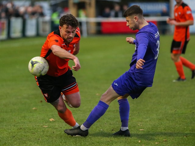 Charlie Williamson in action against Stoneham. Picture by Nathan Lipsham