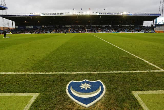 The North Stand, as pictured in December 2015, has been identified as crucial to Tornante's Fratton Park vision. Picture: Joe Pepler