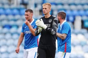 Pompey keeper Alex Bass