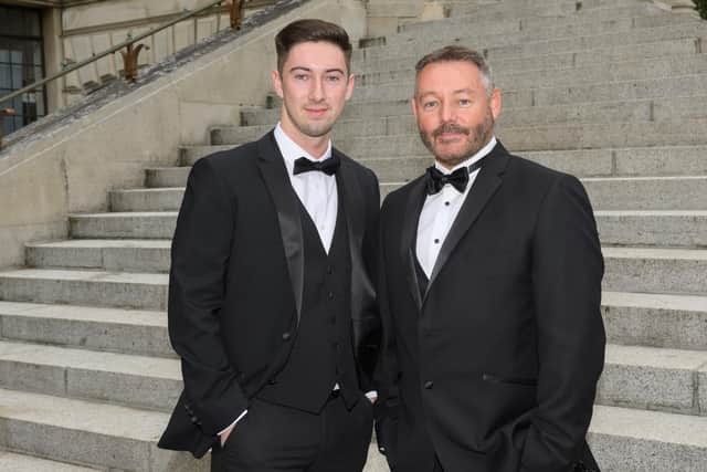 Pictured is: Billy & Steve Barrett from Diamond Cut Refinishing. Picture: Keith Woodland (080721-4)