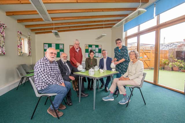Trustee Rob Birznieks, lord mayor Hugh Mason, Volunteer, Paul Pritchard, Cllr Charlotte Gerada , Cllr George Fielding, Trustee Terry hall and Pam Pritchard at Havelock Community Centre, Southsea, which is one of the Warm Spaces
Picture: Habibur Rahman
