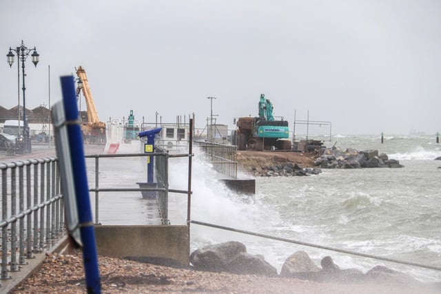 Storm in Southsea and Old PortsmouthPicture: Habibur Rahman