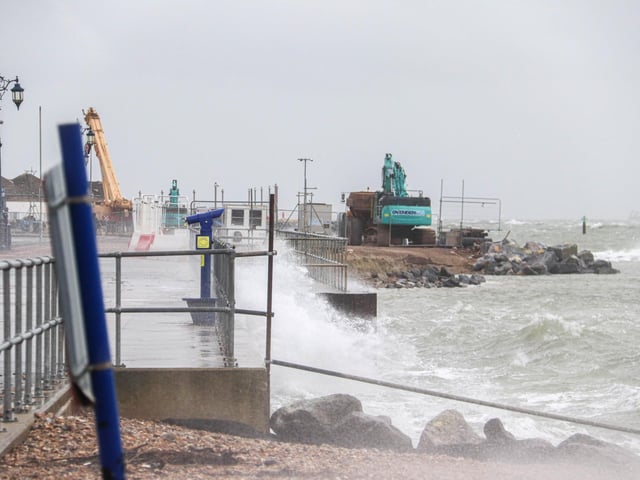 Storm in Southsea and Old PortsmouthPicture: Habibur Rahman