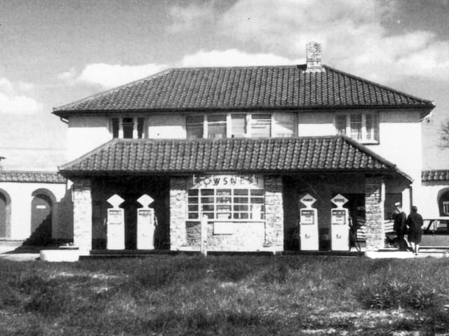 The Crows Nest Garage on Portsdown Hill.