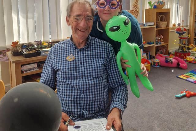 Meet our newest resident, Pete the alien!