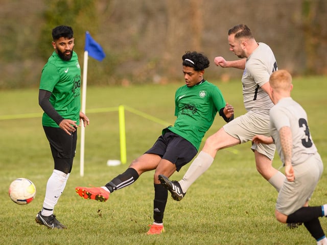Mother Shipton (grey) v FFTP. Picture by Keith Woodland