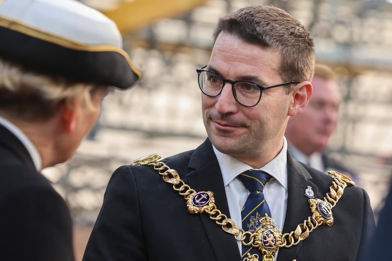 Pictured: Tom Coles, Lord Mayor of Portsmouth.