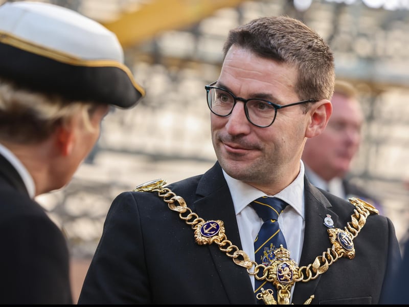 Pictured: Tom Coles, Lord Mayor of Portsmouth.