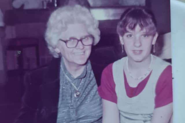 Barbara McMahon and her granddaughter Helen Carter.