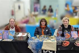 HSDC students selling their wares at the Portsmouth Light Festival Art Market.