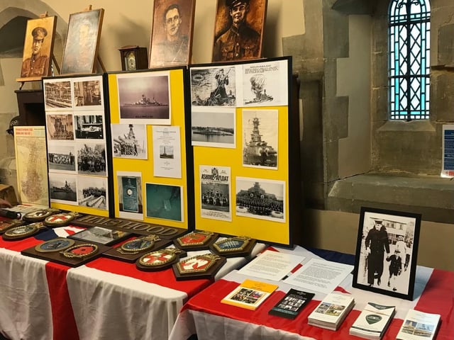 Pompey Pals display at Royal Garrison Church