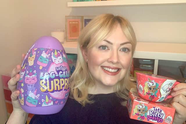 Ciara Emery from Drayton has gone viral with her TikTok account dedicated to unboxing quirky toys. Picture: Habibur Rahman