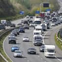 Drivers on the M3 are facing delays following a crash.