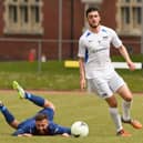 Binfield goalscorer Liam Ferdinand, right. Picture: Keith Woodland