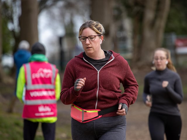 Competitors in Saturday morning's Havant parkrun at Staunton Country Park. Picture: Alex Shute