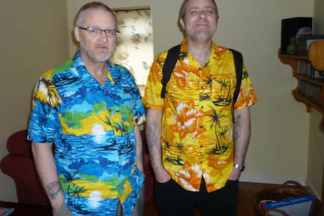 Andy Clegg (left) with his brother Matt in spring 2013.
Photo credit: Family Handout/PA Wire