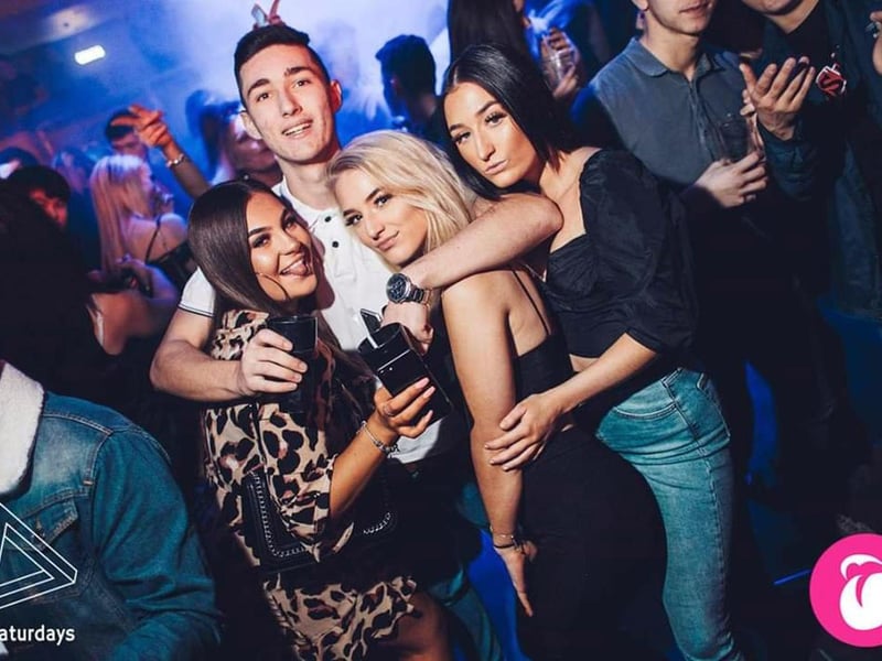 Clubbers at Face on the floor in Pryzm in 2019.