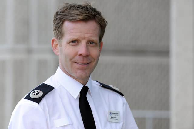 Assistant chief constable Scott Chilton. Picture: Malcolm Wells (180320-8708)