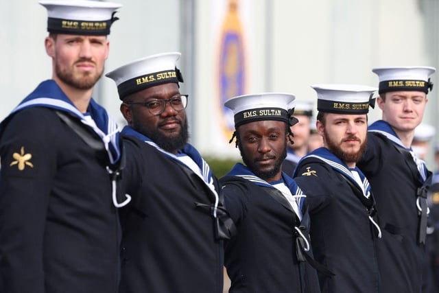 Ceremonial Divisions at HMS Sultan