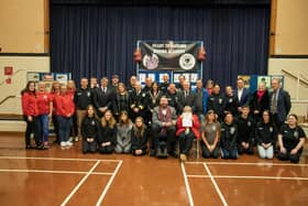 Volunteers, students and supporters from the Heart of Hayling Boxing Academy at the Hayling Community Centre on Friday, February 3.