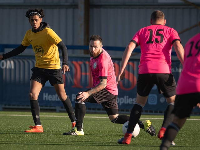 Freehouse (pink) v FFTP. Picture by Keith Woodland