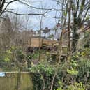 This piece of land in Fareham sold yesterday for over £24,000 yesterday in auction.