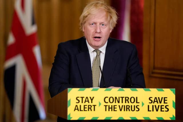 Prime minister, Boris Johnson, reiterated at yesterday's press briefing the government's plan for primary schools to extend their opening from June 1.
Photo by Andrew PARSONS / 10 Downing Street / AFP