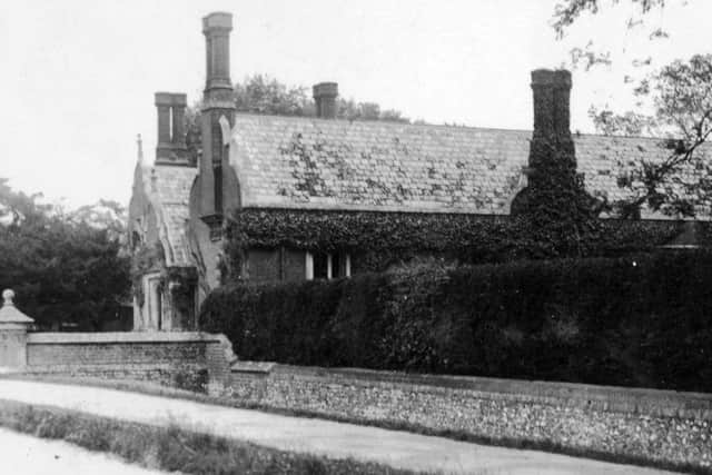 Stansted College - not an educational building but an Alms House. Picture: George Barrett collection.