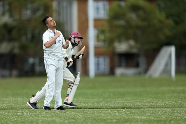 Portsmouth Community bowler Jamie Nottage. Picture: Chris Moorhouse