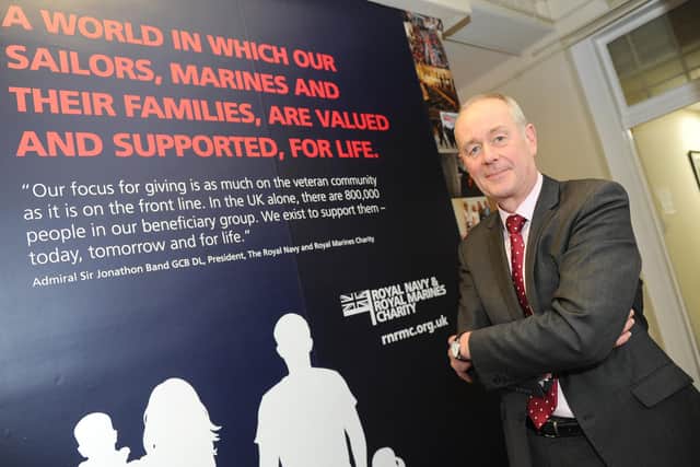 Adrian Bell, chief executive for the Royal Navy and Royal Marines Charity.Picture: Sarah Standing (210119-6604) 