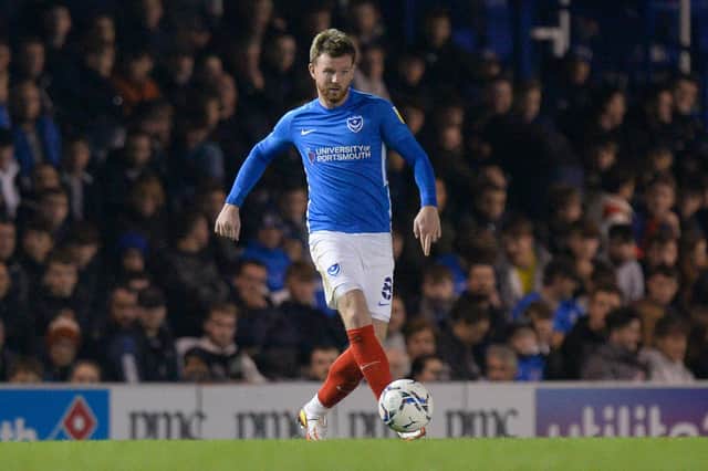 Ryan Tunnicliffe has been dropped from Pompey's side at Accrington. Picture: Graham Hunt/ProSportsImages