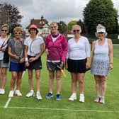 Stubbington ladies faced off against Avenue 4ths, from left to right: Jenny Ward, Karen McCulloch, Elaine Reed, Jenny Nicholson, Sandra Turner, Sheila Drummond, Mary Robinson, Sally Barwood