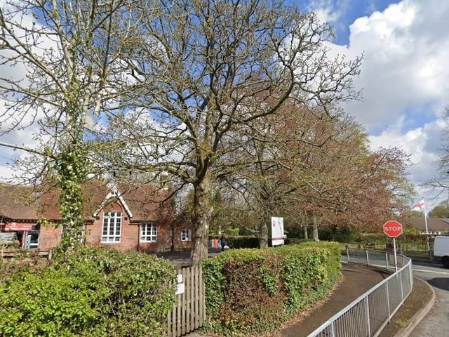 Awbridge Primary School is over capacity by 16.7%. The school has an extra 25 pupils on its roll.