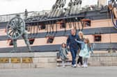 A family visit to the Historic Dockyard on the first weekend after lockdown Picture: Mike Cooter (220521)