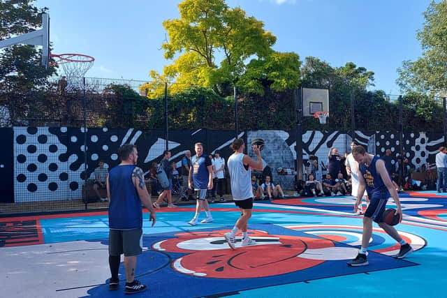 The opening of the new Orchard Park court on September 18, 2021.