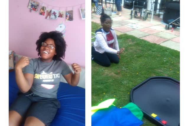 Jevonne Parsons, 13, is a budding Portsmouth actress who has cerebral palsy and recently took part in At Home Superheroes which will air on Channel 4