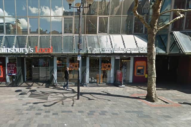 The Sainsbury's Local in Guildhall Walk. Picture Google Maps