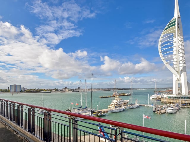 A view from the balcony