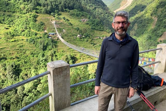 Police have now renewed an appeal to find missing British diplomat Richard Morris, pictured.