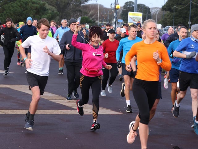 New Year's Day parkrun, Southsea. Photograph by Sam Stephenson