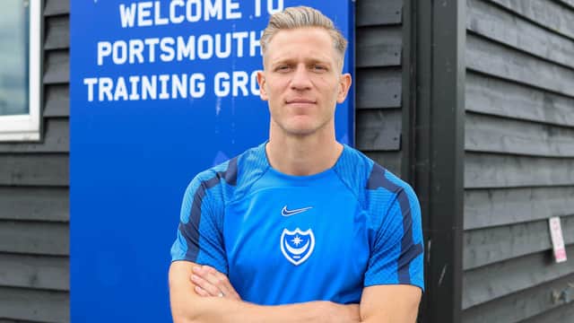 Michael Morrison has become Pompey's eighth signing of the summer.