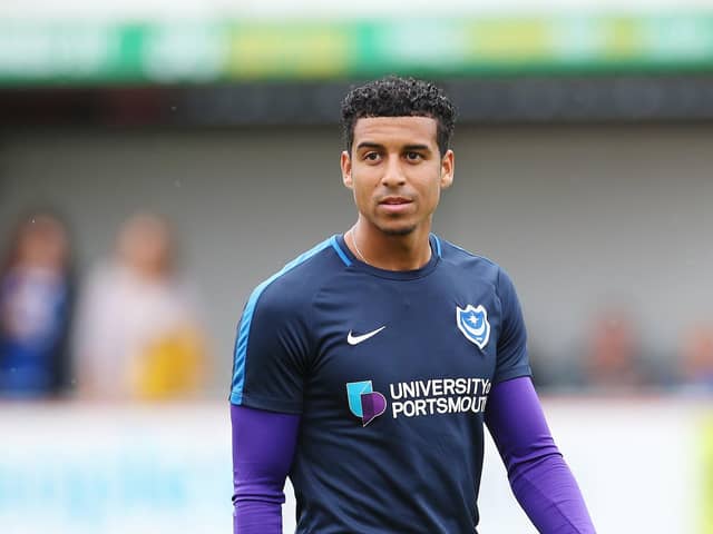 Louis Dennis is bidding for promotion with Bromley. He made eight appearances for Pompey. Picture: Joe Pepler