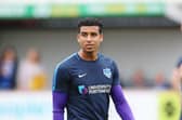 Louis Dennis is bidding for promotion with Bromley. He made eight appearances for Pompey. Picture: Joe Pepler