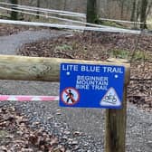 The mountain biking trail at Queen Elizabeth Country Park will be opening at the weekend.
