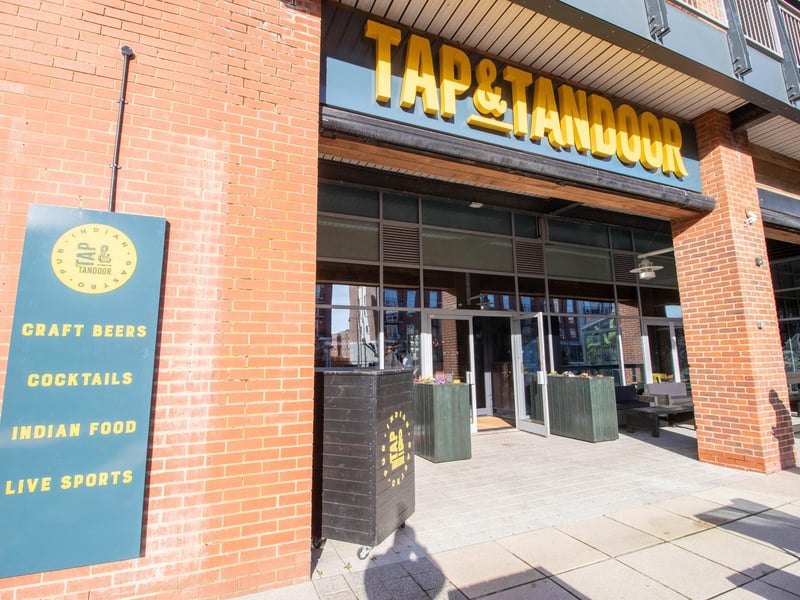 The Tap & Tandoor also boasts a large outdoor terrace.