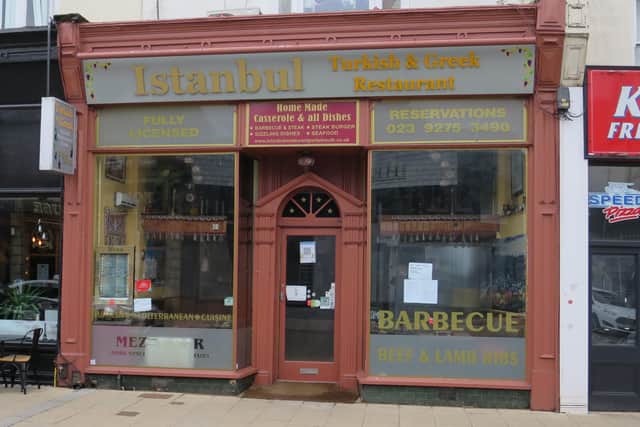 Istanbul Restaurant in Osborne Road, Southsea, was ordered to close under a hygiene emergency prohibition order granted by Portsmouth magistrates on Tuesday, May 18. It comes after Portsmouth City Council's environmental health team sought the closure. Picture: Ben Fishwick
