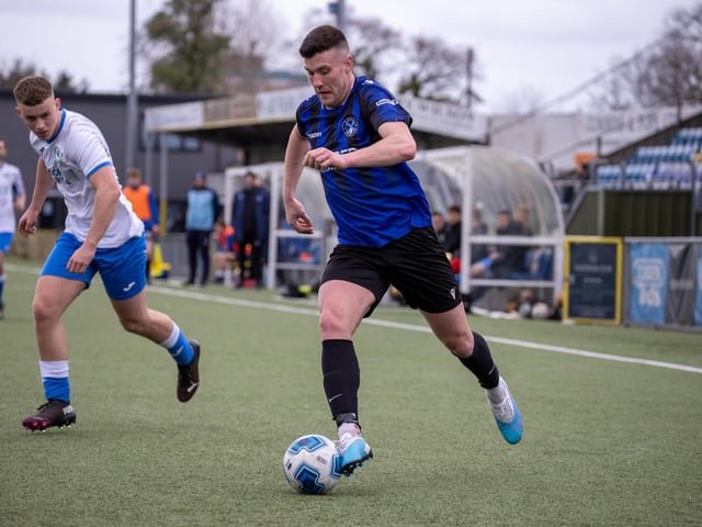 Clanfield on the attack against Andover New Street Swifts. Picture by Alex Shute